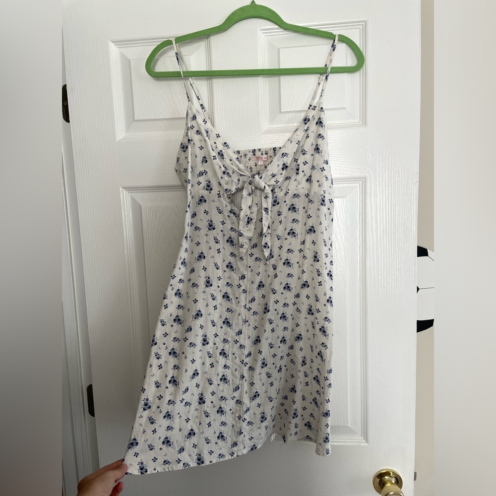 Blue Daisy Floral Sundress